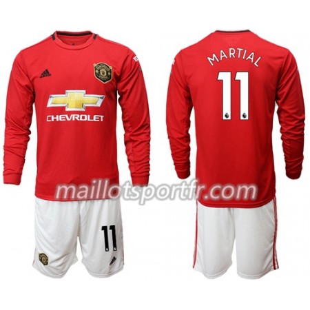 Maillot de Foot Manchester United Martial 11 Enfant Domicile 2019/20 ML
